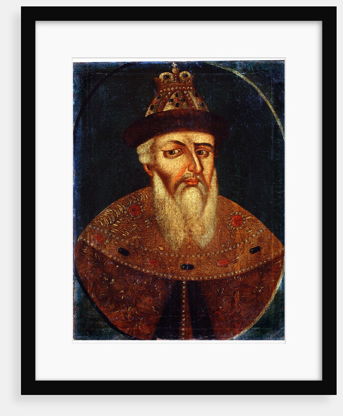 Portrait of Tsar Ivan IV the Terrible, early 18th century by Anonymous