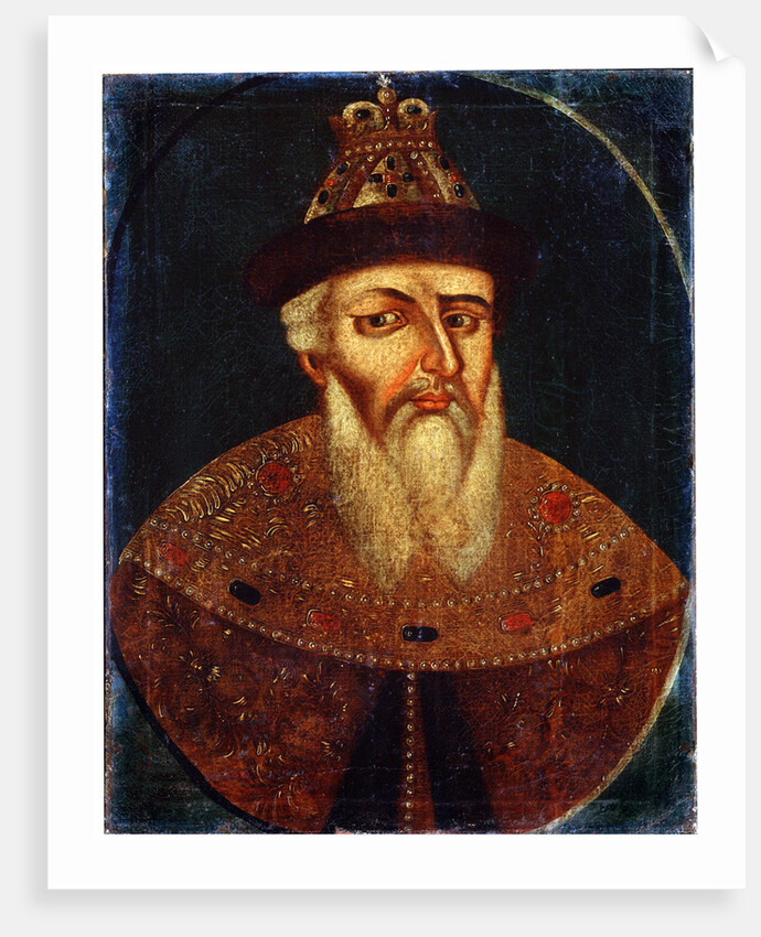 Portrait of Tsar Ivan IV the Terrible, early 18th century by Anonymous