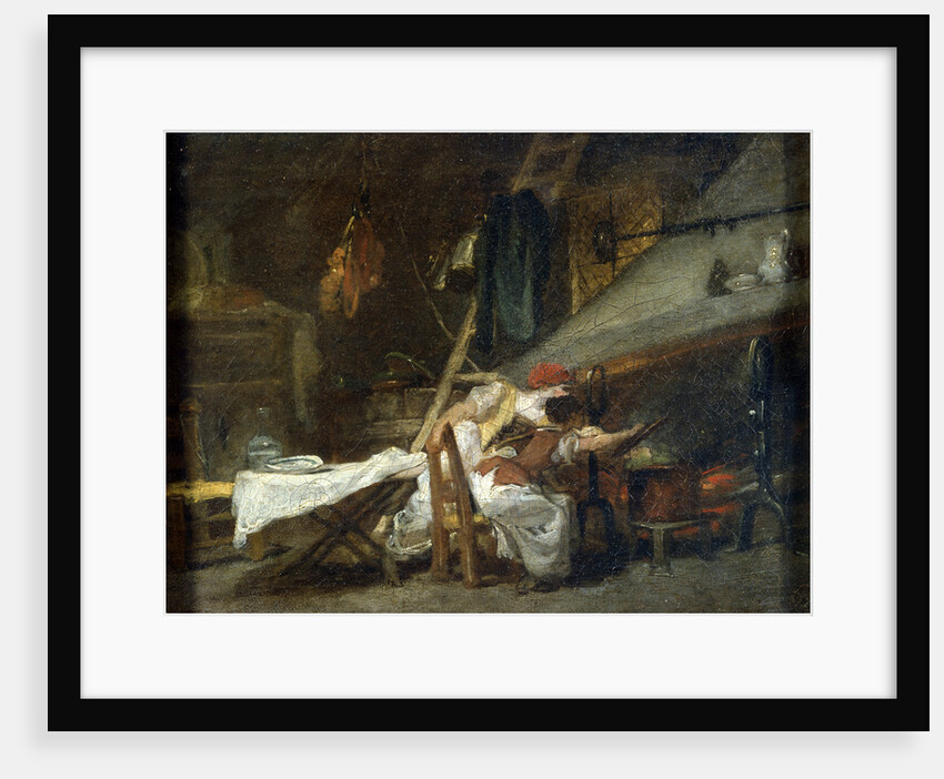 At the Stove, 18th or early 19th century by Jean-Honore Fragonard