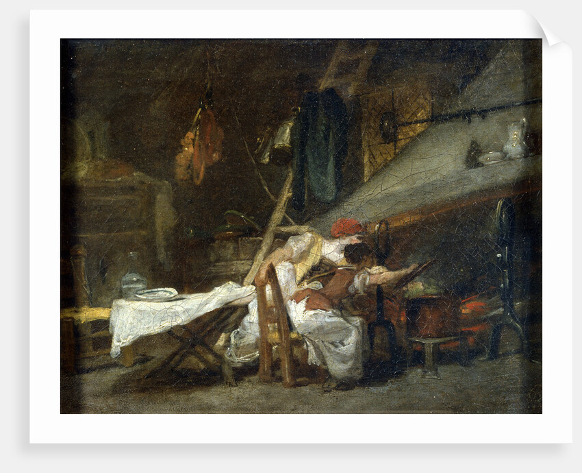 At the Stove, 18th or early 19th century by Jean-Honore Fragonard