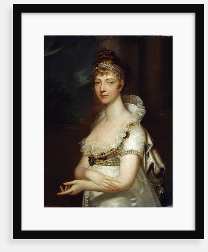 Portrait of Empress Elizabeth Alexeievna, late 18th or early 19th century by Jean Laurent Monnier