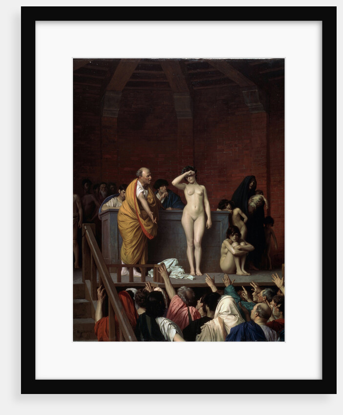 The Slave Market in Rome, c1883-c1884 by Jean-Leon Gerome