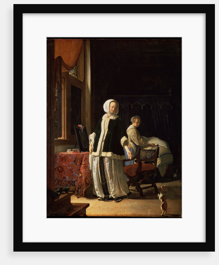 Morning of a Young Lady, c1660 by Frans van Mieris