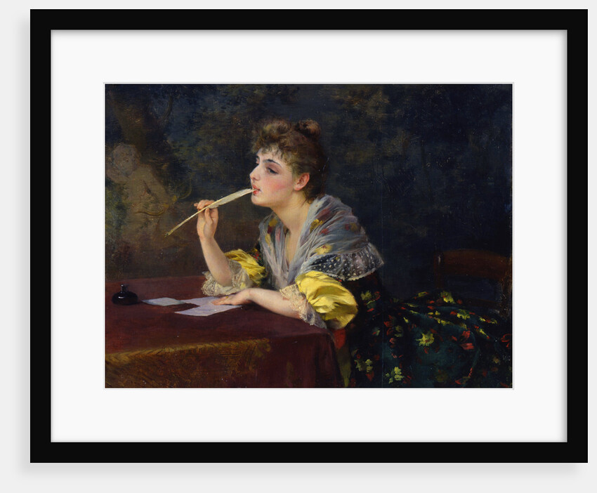 A Letter, 1893. by Klavdi Stepanov