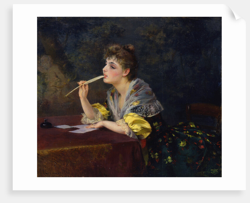A Letter, 1893. by Klavdi Stepanov