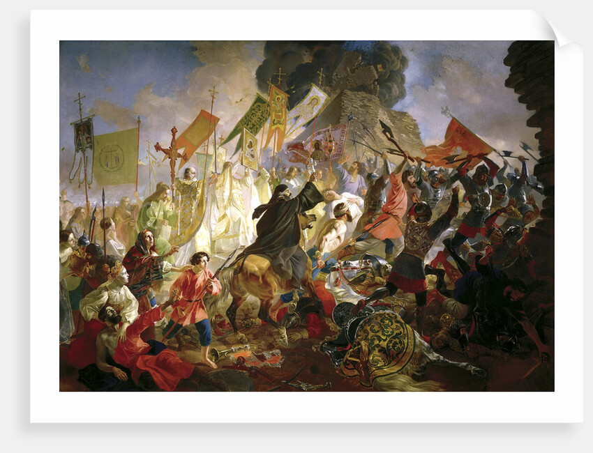 The Siege of Pskov by Stephen Báthory in 1581, 1839-1843 by Karl Briullov