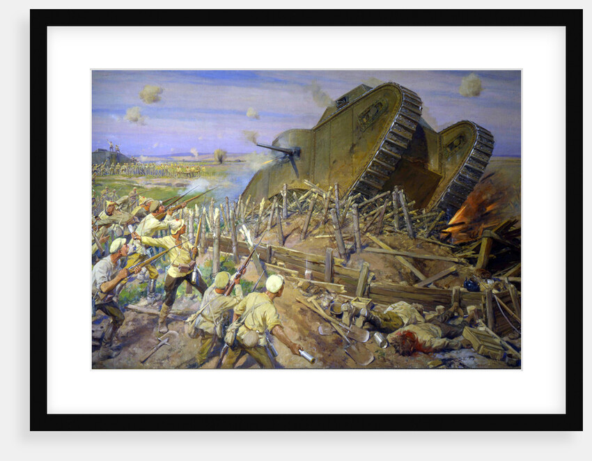 The Capturing of a Tank near Kakhovka, 1927. by Ivan Vladimirov