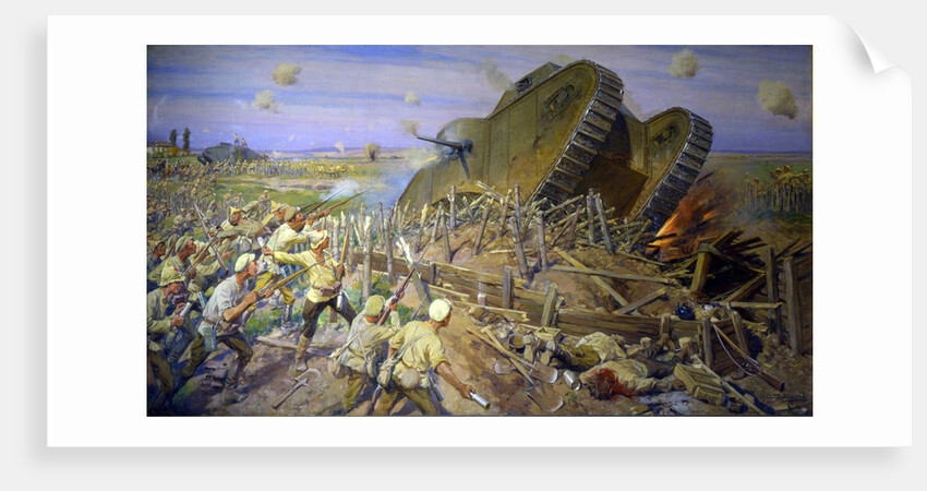 The Capturing of a Tank near Kakhovka, 1927. by Ivan Vladimirov