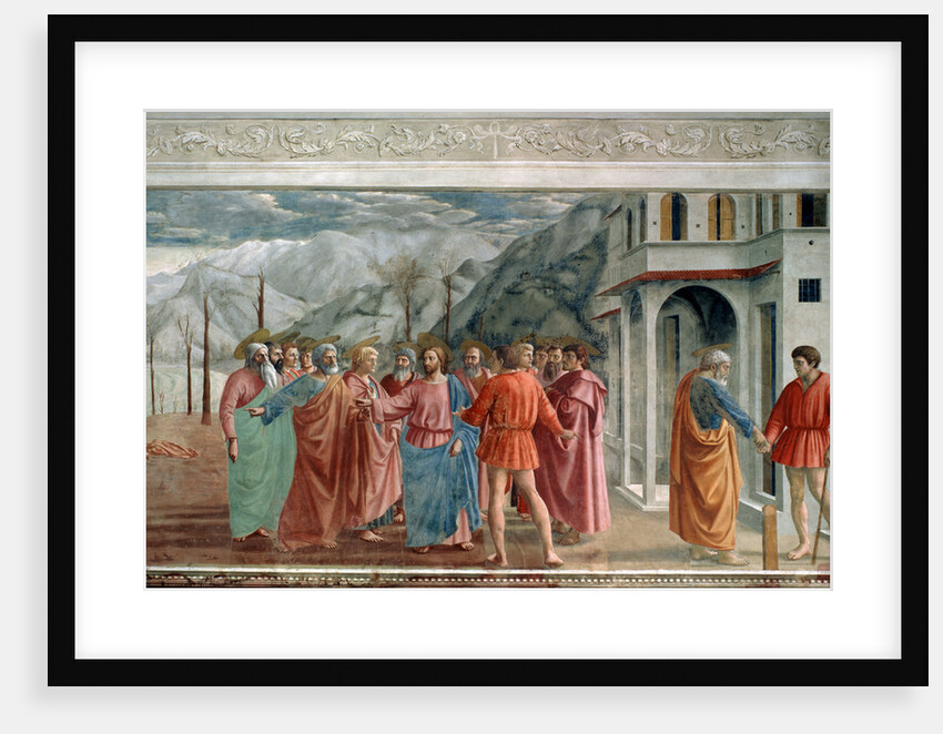 The Tribute Money, 1425. by Masaccio Tommaso