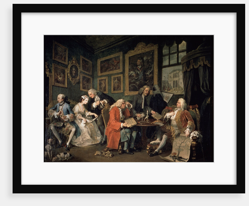 Marriage a la Mode: 1, The Marriage Contract, 1743 by William Hogarth
