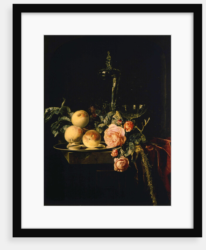 Roses and Peaches, 1659 by Willem van Aelst