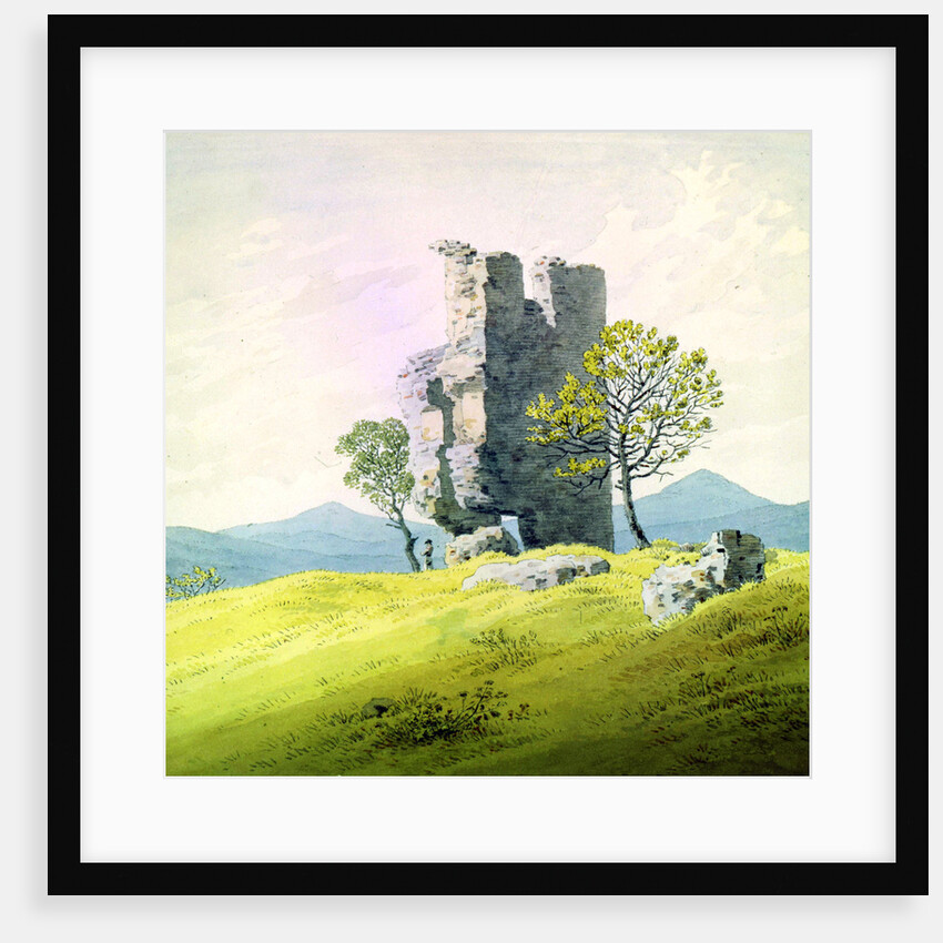 The Castle in Teplitz, late 18th or 19th century by Caspar David Friedrich