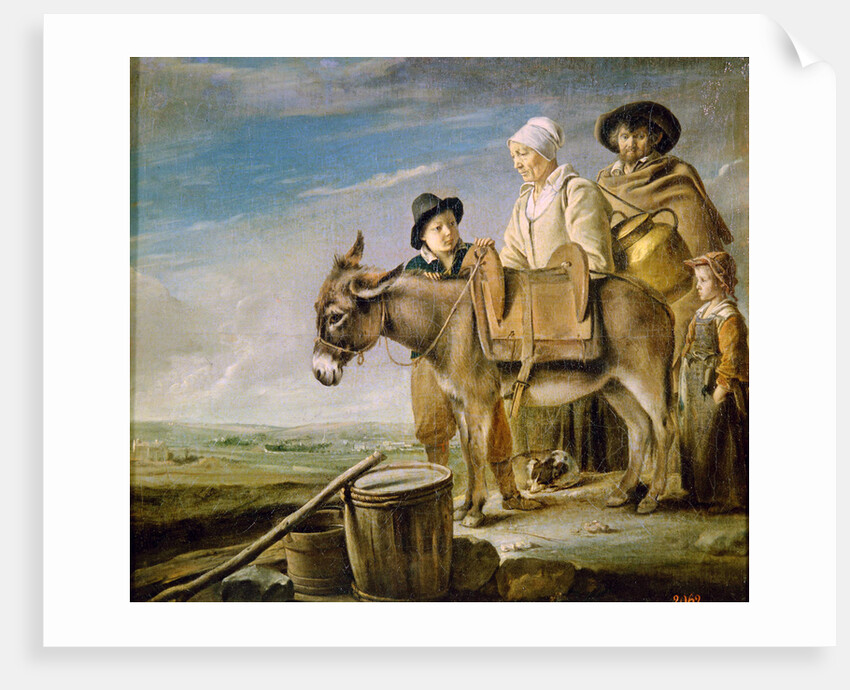 The Milkmaids Family, 1641. by Louis Le Nain