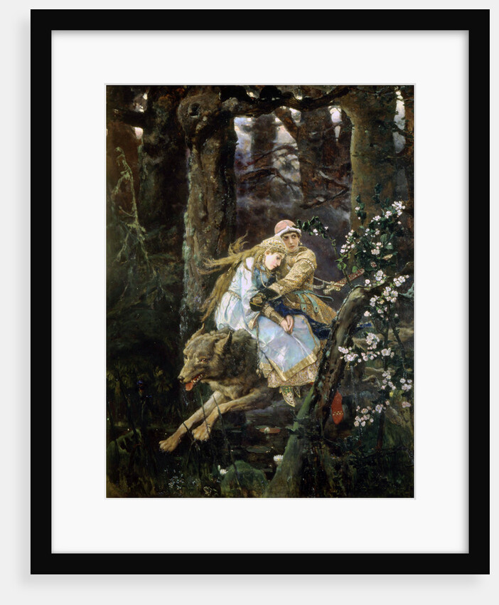 Tsarevich Ivan Riding the Grey Wolf, 1889 by Viktor Mihajlovic Vasnecov