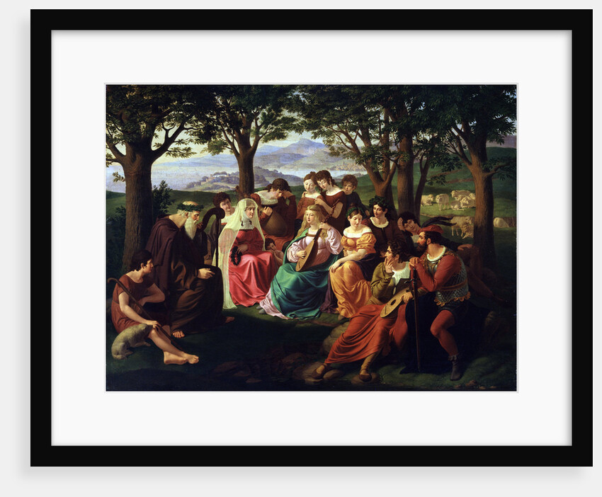 Singers Competition, late 18th or 19th century by Heinrich Anton Dahling