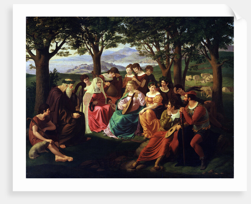 Singers Competition, late 18th or 19th century by Heinrich Anton Dahling