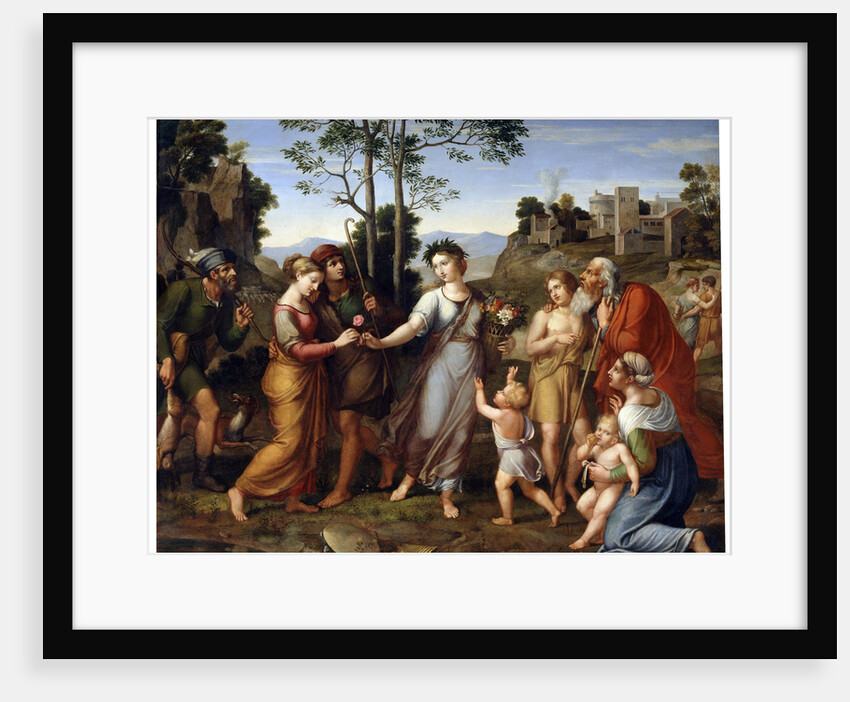 The Girl from the Foreign Parts, early 19th century by Franz Riepenhausen