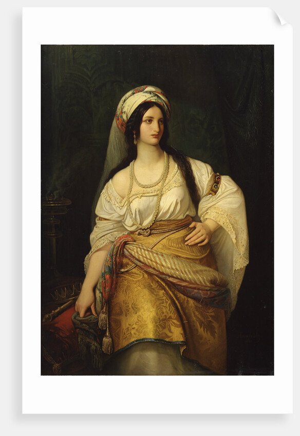 Esther, 19th century. by Hermann Anschütz