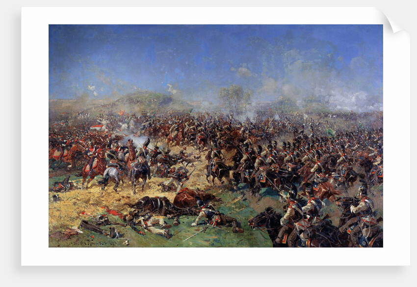 The Battle of Borodino on August 26, 1812. Third French Attack, 1913 by Franz Roubaud
