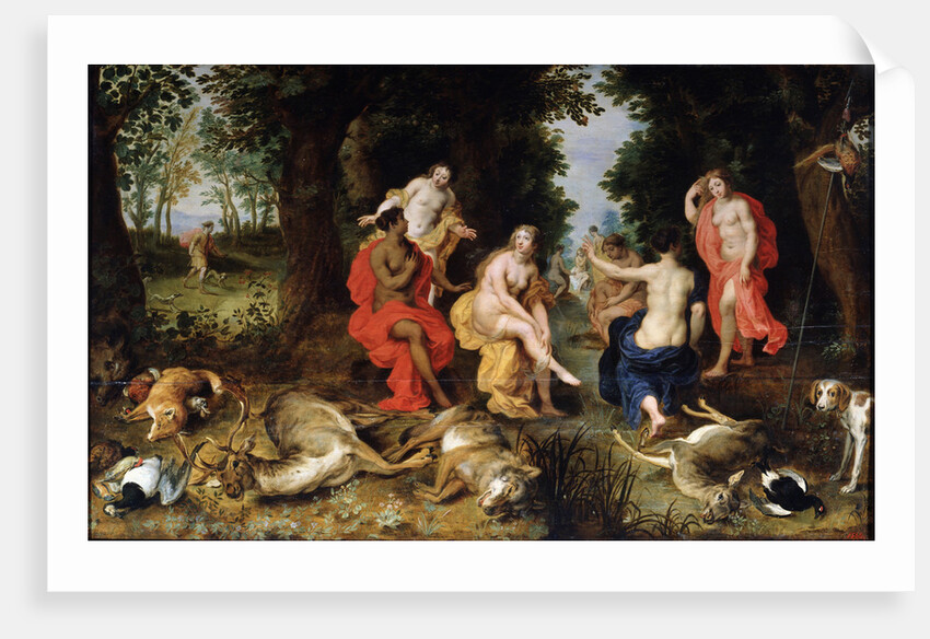 Dianas Rest on the Hunt, late 16th or early 17th century by Jan Brueghel the Elder
