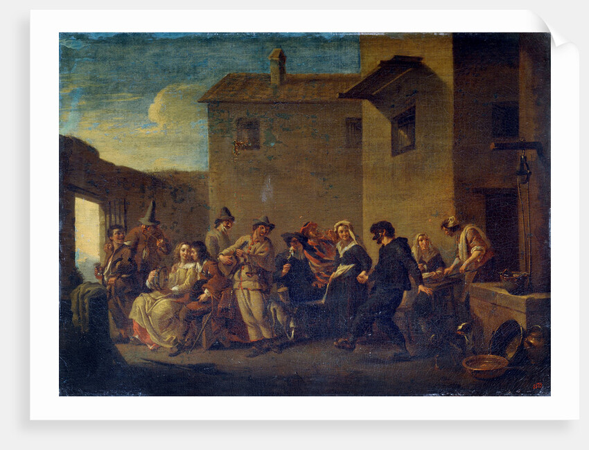 Carnival in Venice, 17th century by Johannes Lingelbach