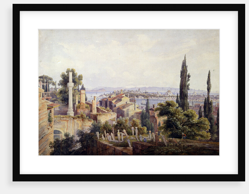 View of Constantinople and the Golden Horn, 1835 by Johann Jakob Wolfensberger