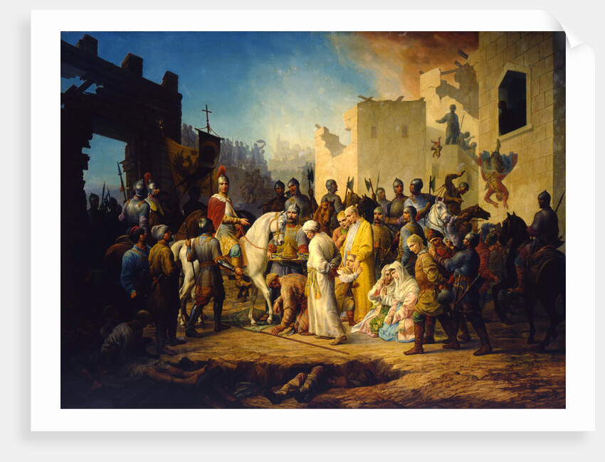 Tsar Ivan IV Conquering Kazan in 1552, 1894 by Pyotr Shamshin