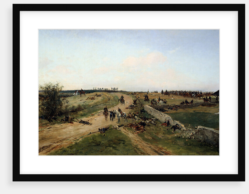 Scene from the Franco-Prussian War, 1870, 19th century by Alphonse de Neuville