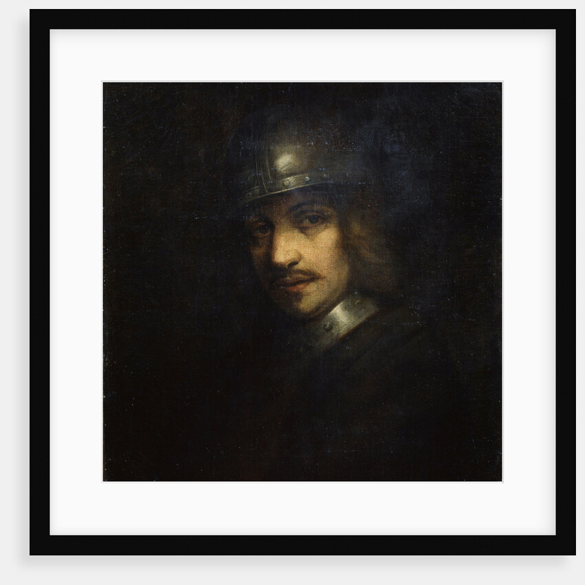 Portrait of a Man with Helmet, 17th century by Ferdinand Bol