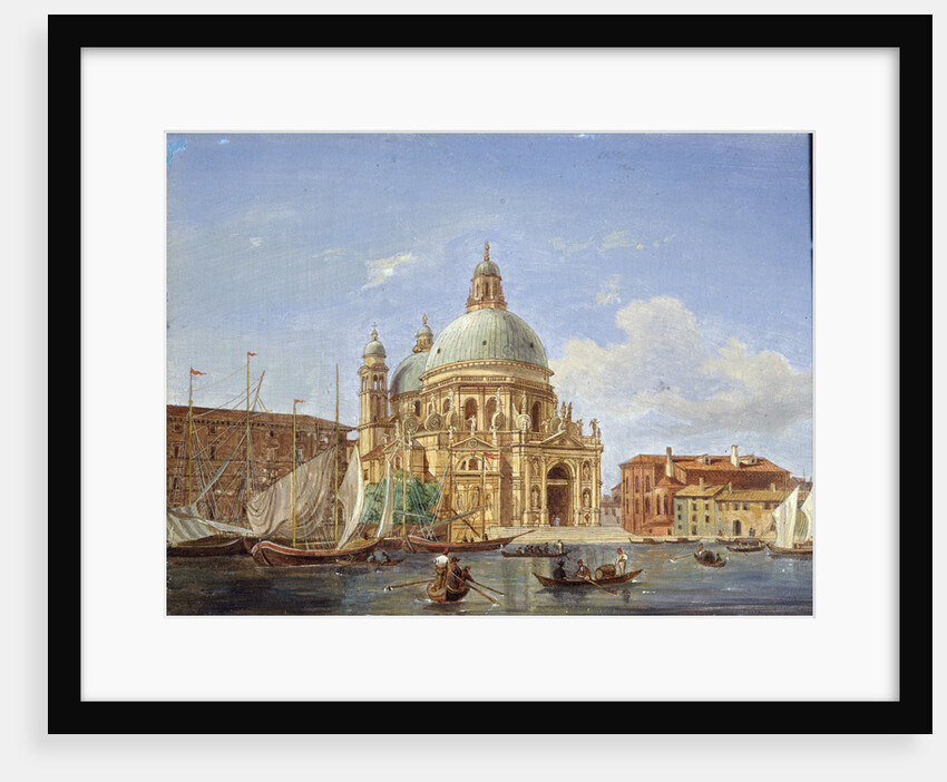The Santa Maria della Salute Church, 19th century by Victor Adam