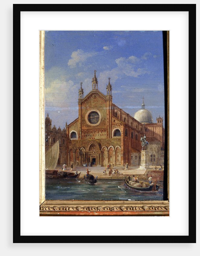 The Santi Giovanni e Paolo (San Zanipolo) Church, 19th century by Victor Adam