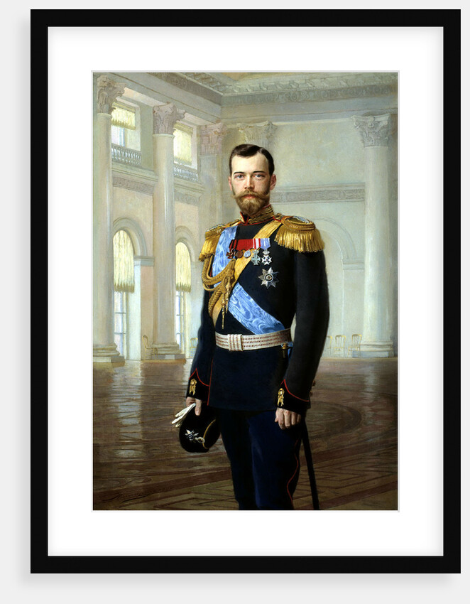 Portrait of Emperor Nicholas II by Ernst von Liphart
