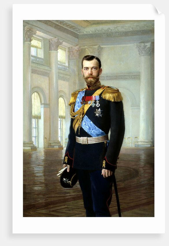 Portrait of Emperor Nicholas II by Ernst von Liphart