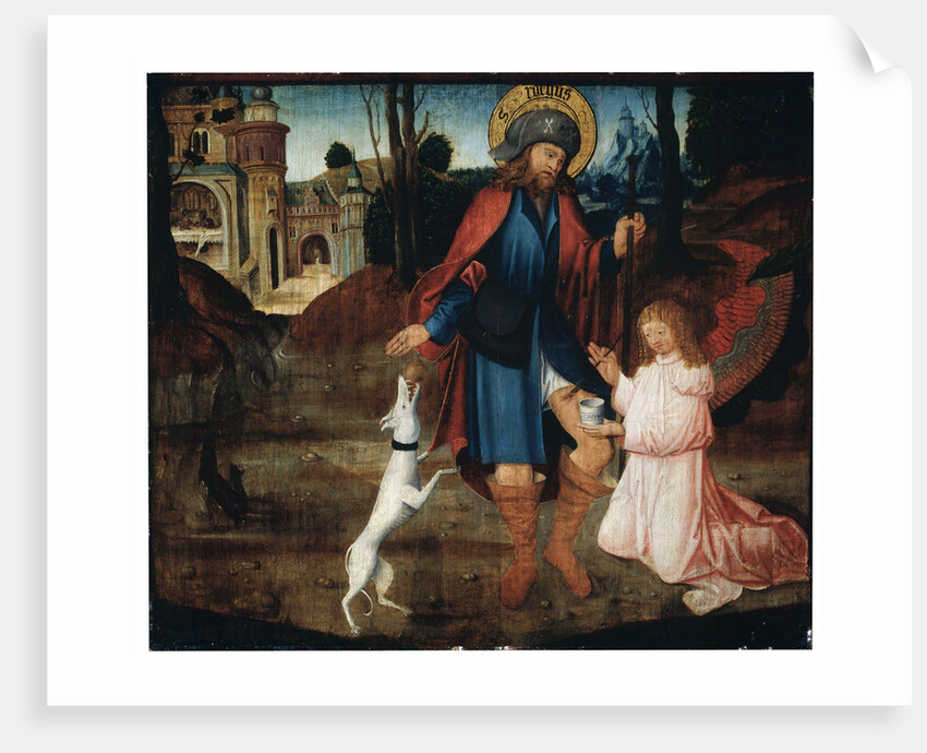 The Healing of Saint Roch, late 15th century by German Master