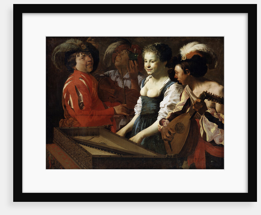 Concert, 1626. by Hendrick ter Brugghen