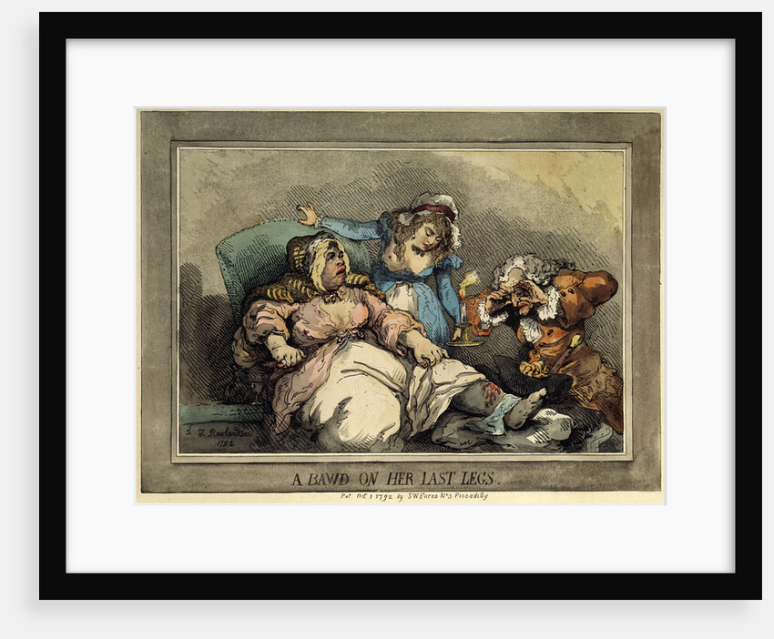 A Bawd on Her Last Legs, 1792 by Thomas Rowlandson