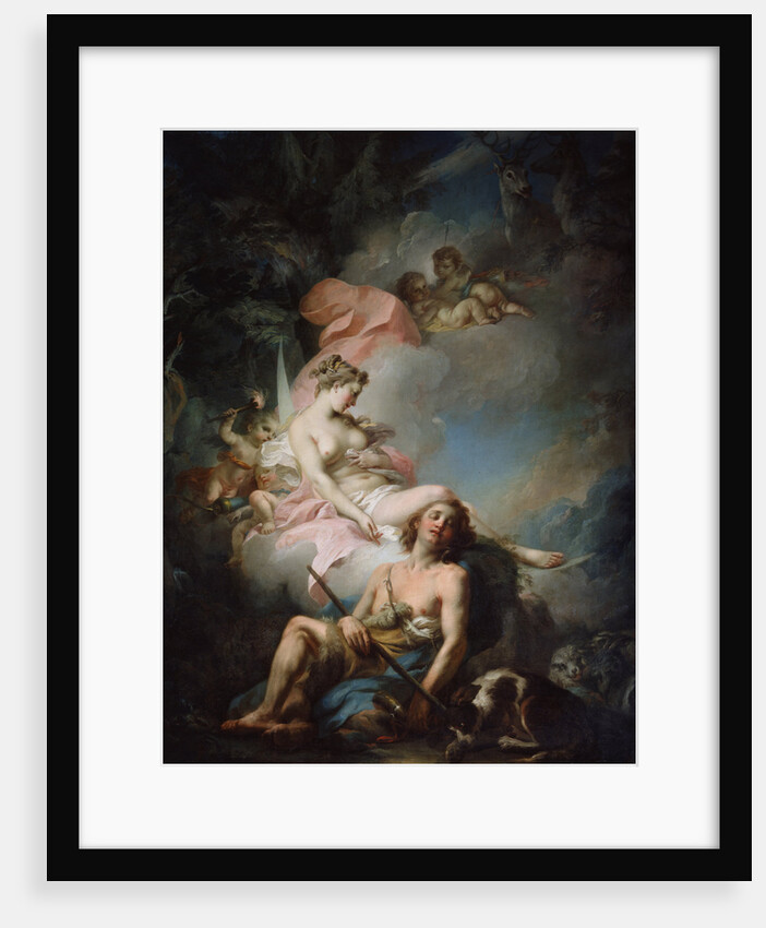Selene and Endymion, 1760s. by Stefano Torelli