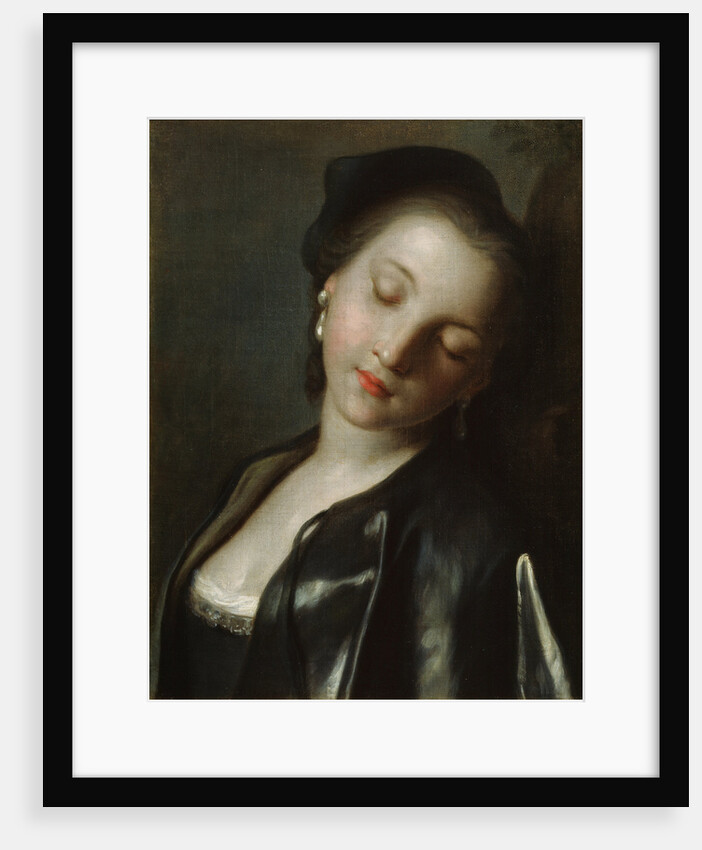Sleeping Young Woman, mid 18th century by Pietro Rotari