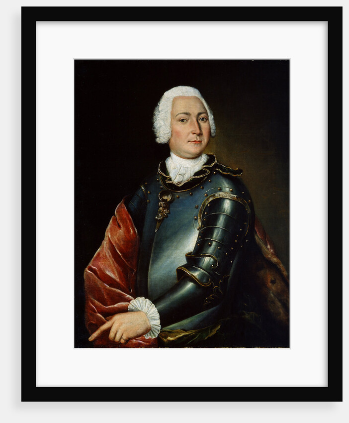 Portrait of Count Ernst Christoph von Manteuffel, 18th century by Lucas Conrad Pfandzelt
