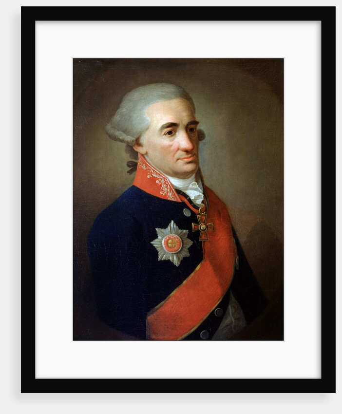 Portrait of the Poet Michail M Kheraskov, late 18th century by K Goekke