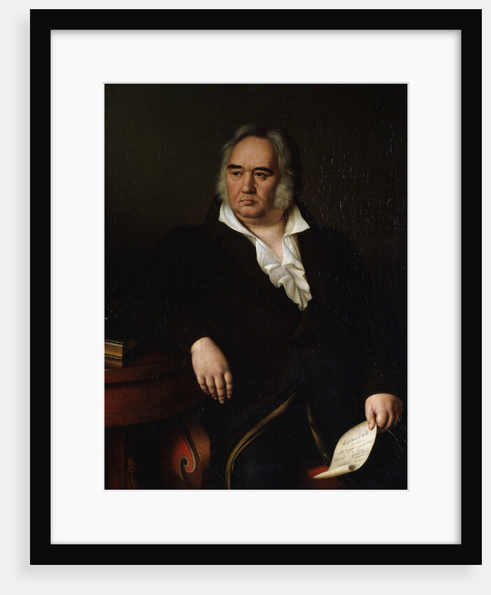 Portrait of the Poet Ivan A Krylov, 1832 by Johann Leberecht Eggink