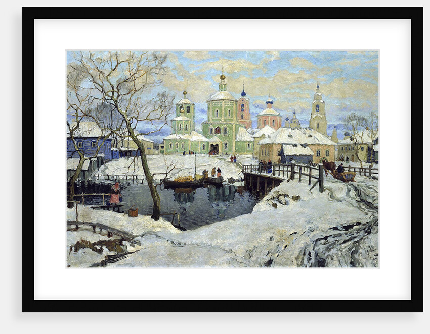 Small Village Torzhok, 1917. by Konstantin Ivanovich Gorbatov