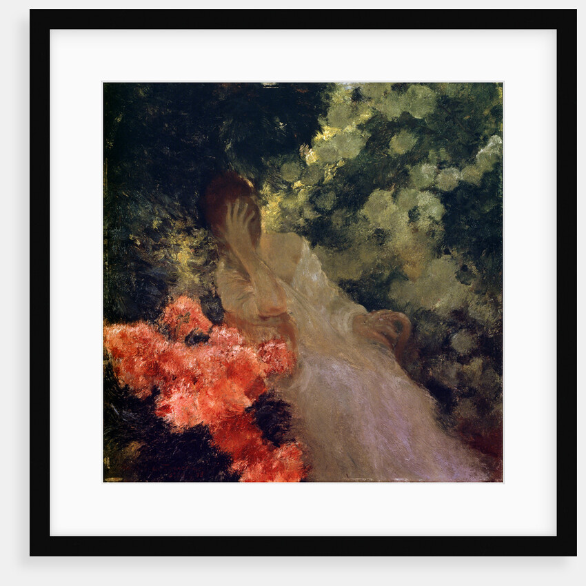 In the Garden, 1898. by Gaston de Latouche
