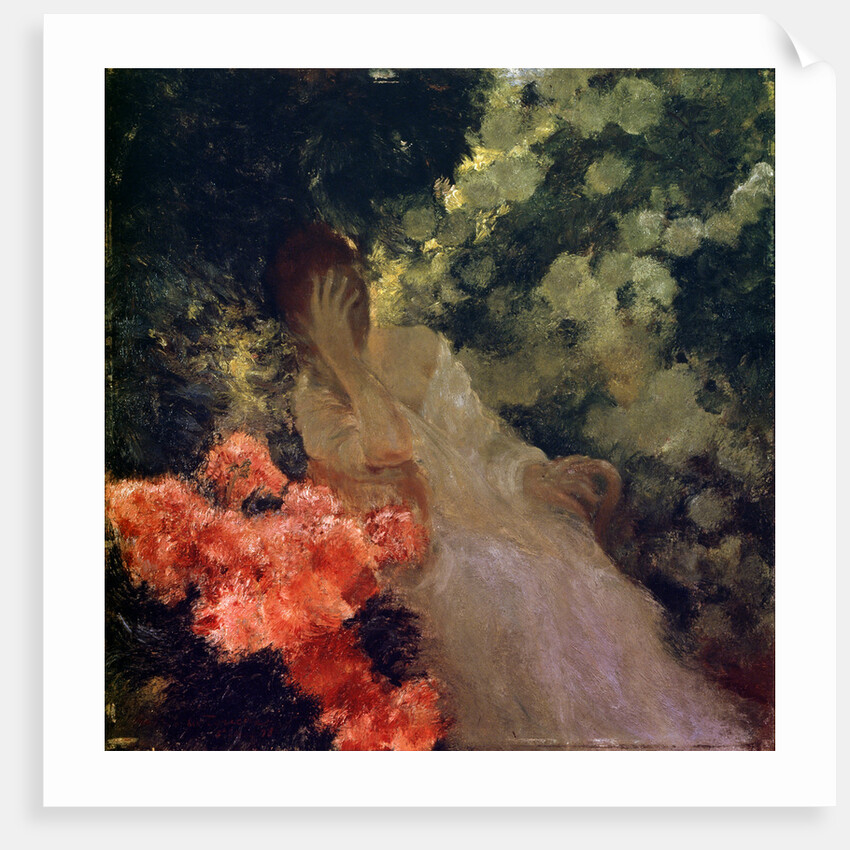 In the Garden, 1898. by Gaston de Latouche