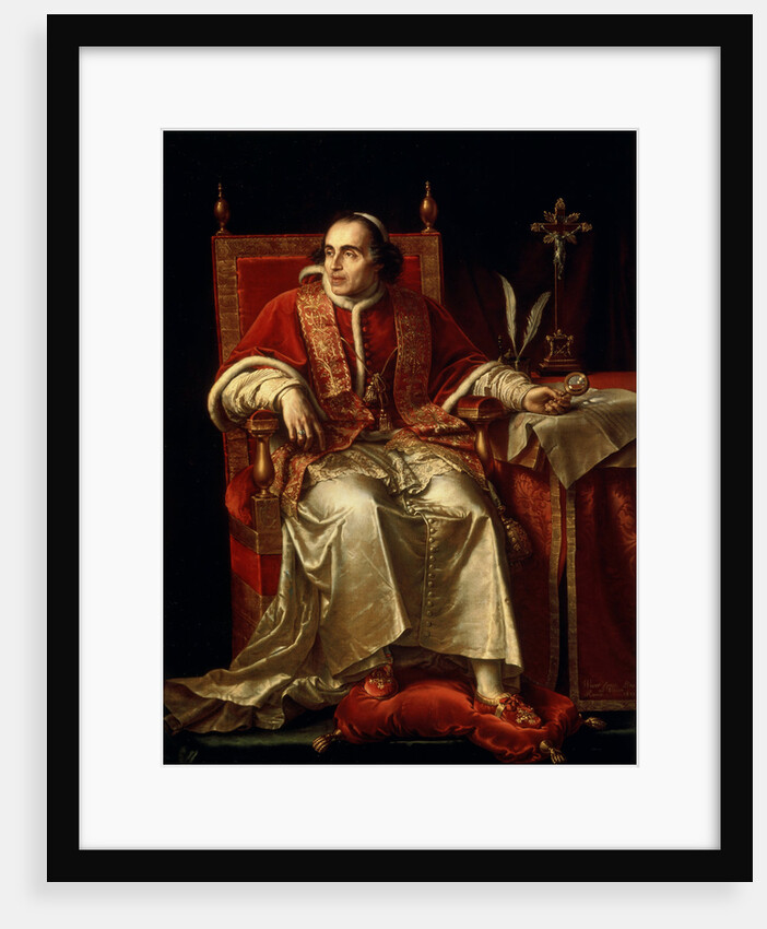 Portrait of Pope Pius VII, 1817 by Jean Baptiste Joseph Wicar