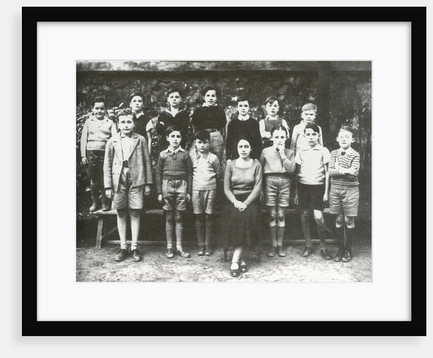 Georgy Efron among his schoolfellows, 1930s by Anonymous