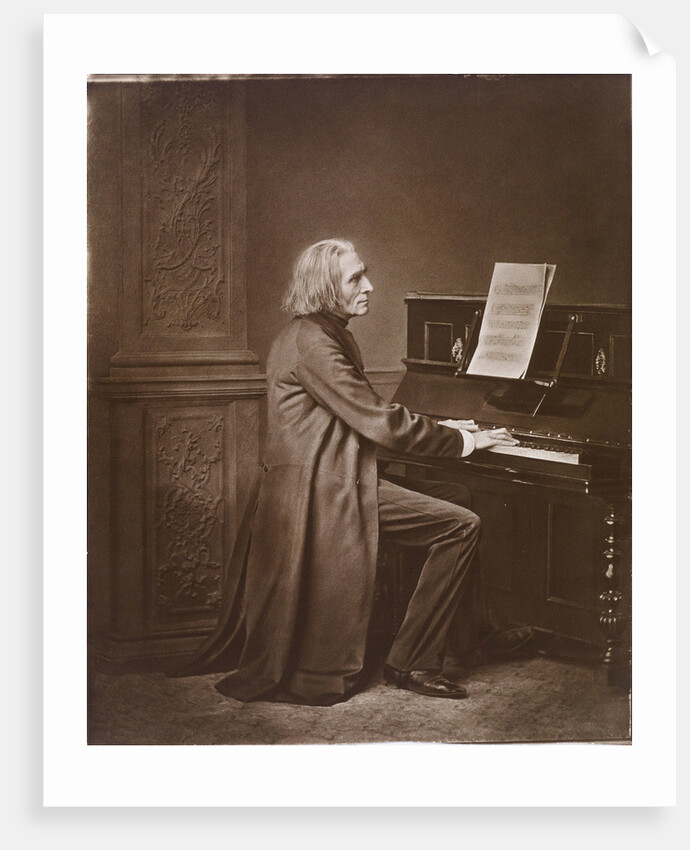 Portrait of the Composer Franz Liszt, 1880s by Anonymous