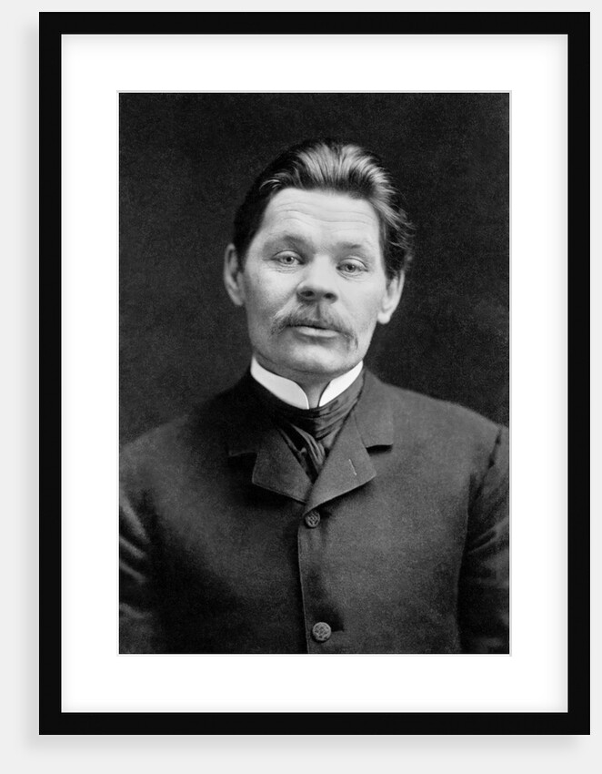 Portrait of the Author Maxim Gorky, c. 1906 by Anonymous