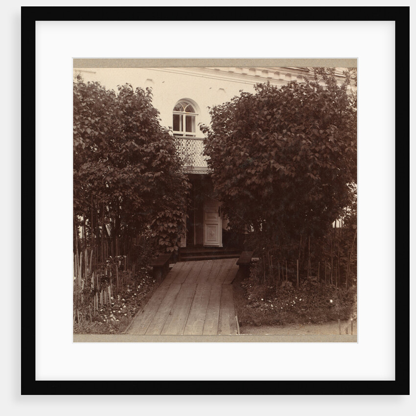 Sretensky Monastery in Kashin. Entrance into the house where Grand Duchess Elizabeth Feodorovna lived in 1909, 1910s by Anonymous