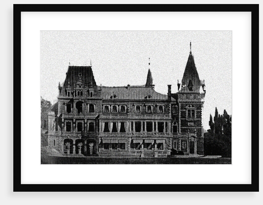 Rebuilding project of the Massandra Palace by M. Messmacher, 1889 by Anonymous